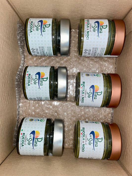 Box 6 vasetti misti Crema di Rucola & Crema di rucola e noci