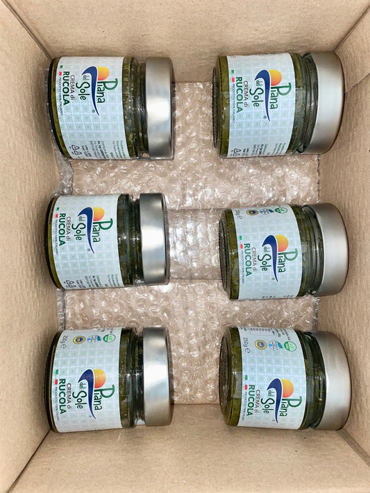 Box 6 vasetti Crema di Rucola